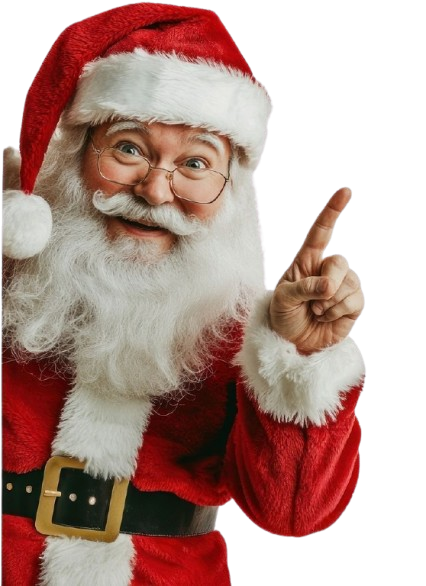 Santa waving
